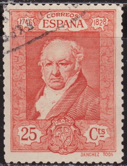 z vendido España 1930 507 Sello º Quinta de Goya en la Expo de Sevilla Retrato de Francisco de Goya por Vicente Lopez 25c Timbre Espagne Spain Spagna Espana Espanha Spanje Spanien Spanie Stamps Briefmarke Francobolli Timbre Postal Postzegel Selo Postal
